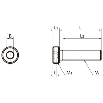 SNCPS カバーキャップ用ボルト NBK(鍋屋バイテック会社)