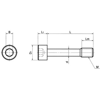 SSC-M8-30 SSC 六角穴付き脱落防止ねじ 1個 鍋屋バイテック(NBK