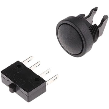 ITW 押しボタンスイッチ 10 A @ 250 V ac モーメンタリ パネルマウント - ITW