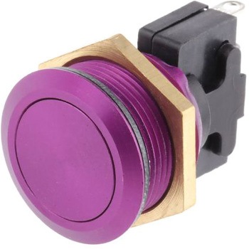 76-9513/4044P ITW �����{�^���X�C�b�` 10 A @ 250 V ac ���[�����^�� �p�l���}�E���g ITW 49298638