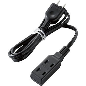 電源タップ 小型 モバイル 持ち運び用 2P×3個口 二重被ふく 125V エレコム