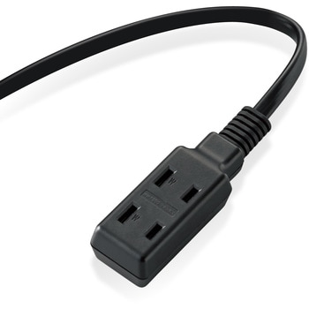 電源タップ 小型 モバイル 持ち運び用 2P×3個口 二重被ふく 125V エレコム