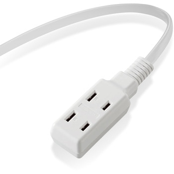 電源タップ 小型 モバイル 持ち運び用 2P×3個口 二重被ふく 125V エレコム