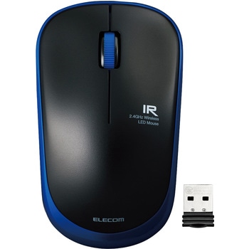 M-IR07DRSBU ���C�����X�}�E�X ���� 2.4GHZ USB 3�{�^�� IR LED �É� �ȓd�� �V�����g���[�f�U�C��PS5 �G���R�� ���w�Z���T�[���� �u���[�F �T�C�YM  M-IR07DRSBU 49323128