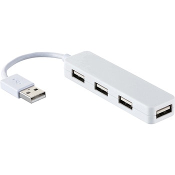 U2H-SN4NBWH USB�n�u 2.0 4�|�[�g �o�X�p���[ �R���p�N�g �X�e�B�b�N�^�C�v �P�[�u���� 7cm �G���R�� �z���C�g�F   U2H-SN4NBWH 49328028