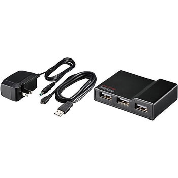 USB2.0 TV/PC対応セルフパワー 4ポートハブ BUFFALO(バッファロー)
