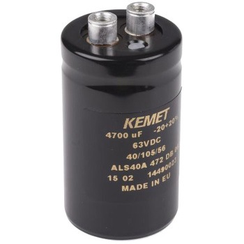 KEMET アルミ電解コンデンサ ネジ端子 KEMET