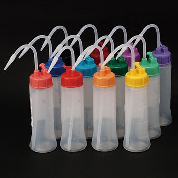 NT洗瓶 B型カラーcap スリム200mL 安元化成
