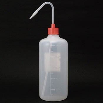 NT洗瓶 カラーcap 細口 1L 安元化成