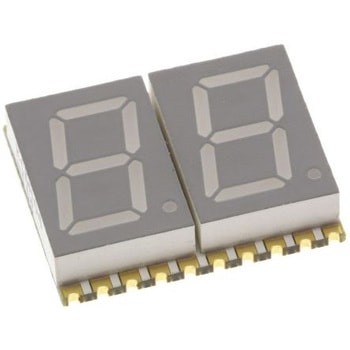 Kingbright 7セグメント 文字高 10.2mm 2桁 LED 数字表示器 KINGBRIGHT