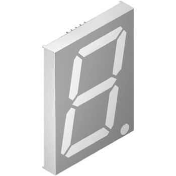 Kingbright 7セグメント 文字高 101mm 単桁 LED 数字表示器 KINGBRIGHT