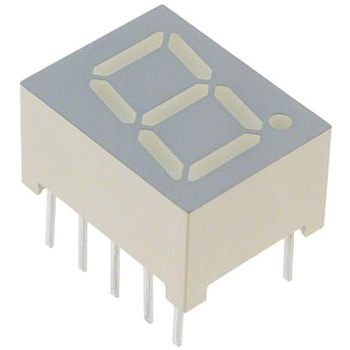 Kingbright 7セグメント 文字高 10mm 単桁 LED 数字表示器 KINGBRIGHT