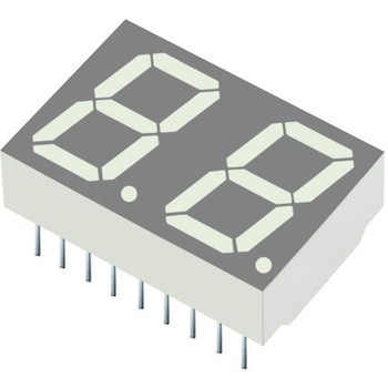 DC56-51SURKWA Kingbright 7ZOg  14.2mm 2 LED \ KINGBRIGHT 49373118