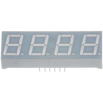 Kingbright 7セグメント 文字高 14.2mm 4桁 LED 数字表示器 KINGBRIGHT