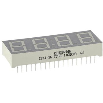 CC56-11CGKWA Kingbright 7�Z�O�����g ������ 14.2mm 4�� LED �����\���� KINGBRIGHT 49373434