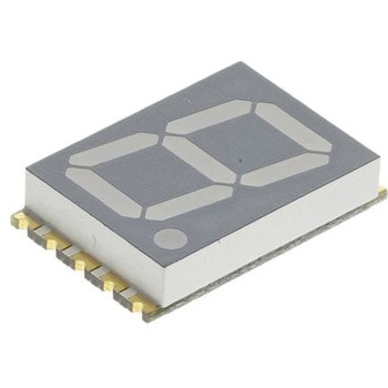 Kingbright 7セグメント 文字高 14.2mm 単桁 LED 数字表示器 KINGBRIGHT