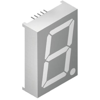 Kingbright 7セグメント 文字高 38mm 単桁 LED 数字表示器 KINGBRIGHT
