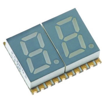 KCDC03-123 Kingbright 7�Z�O�����g ������ 7.6mm 2�� LED �����\���� KINGBRIGHT 49374527