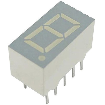 Kingbright 7セグメント 文字高 9.1mm 単桁 LED 数字表示器 KINGBRIGHT