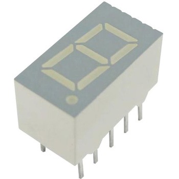 Kingbright 7セグメント 文字高 9.1mm 単桁 LED 数字表示器 KINGBRIGHT