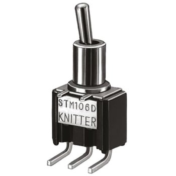 KNITTER-SWITCH トグルスイッチ (On)-Off-(On) 単極双投(SPDT) KNITTER-SWITCH
