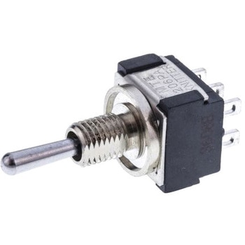 KNITTER-SWITCH トグルスイッチ On-On-On 双極双投(DPDT) KNITTER-SWITCH
