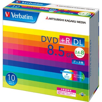 DTR85HP10V1 DVD+R ���Ж�2�w�� 1��L�^�p 8.5GB 2.4-8�{�� �C���N�W�F�b�g�v�����^�[�Ή� Verbatim(�o�[�x�C�^��) 49412834
