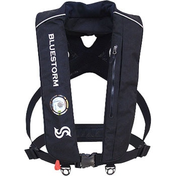 膨張式ライフジャケット（水感知機能付 ブルーストーム(BLUESTORM