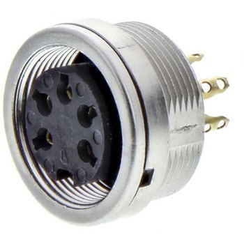 Lumberg Dinソケット Socket 5極 パネルマウント LUMBERG