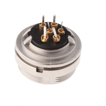 Lumberg Dinソケット Socket 6極 パネルマウント LUMBERG