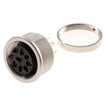 Lumberg Dinソケット Socket 8極 パネルマウント LUMBERG