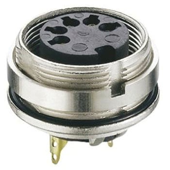 Lumberg Dinソケット Socket 8極 パネルマウント LUMBERG