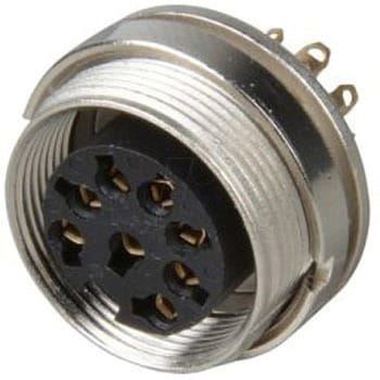 Lumberg Dinソケット Socket 8極 パネルマウント LUMBERG