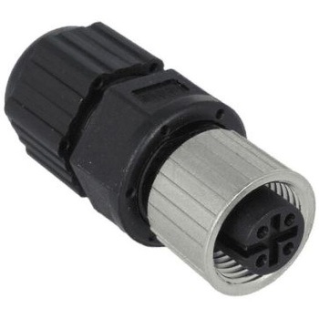 12-04BFFA-SL8001 M12 CONN ASSY SCREW AMPHENOL 49475336