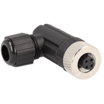 M12A-04BFFB-SR7001 M12 CONN SCREW IN 90�� AMPHENOL 49475896