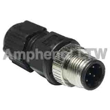 M12 D CODE ASSY SCREW 5PIN M CONN M PIN AMPHENOL