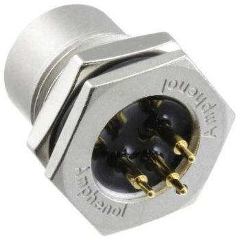 M12A-03PFFP-SF8002 M12 PANEL PCB CONN AMPHENOL 49476009