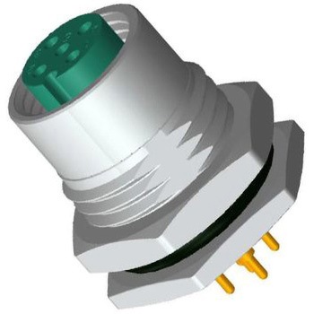 M12A-05PFFP-SF8001 M12 PANEL PCB CONN AMPHENOL 49476027