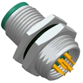 M12A-04PMMP-SF8002 M12 PANEL PCB CONN AMPHENOL 49476176