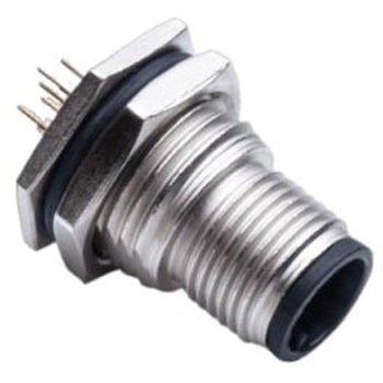 M12A-05PMMP-SF8002 M12 PANEL PCB CONN AMPHENOL 49476219