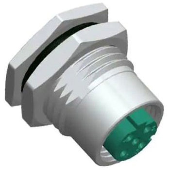 M12A-06PFFS-SF8001 M12 PANEL SOLDER CONN AMPHENOL 49477804