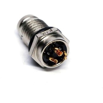 M8 CONN PANEL SCREW 3PIN M CONN M PIN AMPHENOL
