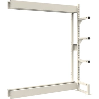 ボルトレス長尺保管棚(150Kg/アーム) 単式連結 高さ1800mm TRUSCO