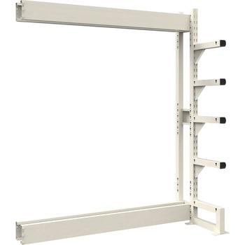 ボルトレス長尺保管棚(300Kg/アーム) 単式連結 高さ1800mm TRUSCO
