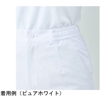 作業服 メディカルウェア ベルデクセル スクラブパンツ VEM93下 スカイブルー LWサイズ ミドリ安全