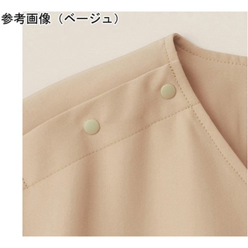 作業服 メディカルウェア ベルデクセル 男女兼用 セットアップスクラブ VEM6009上 ブラック SS ミドリ安全