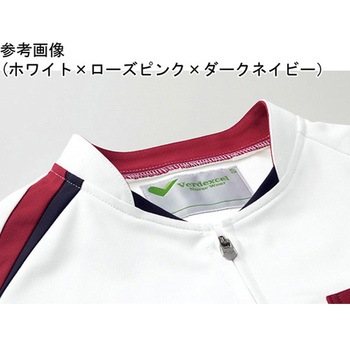 作業服 メディカルウェア ベルデクセル スクラブ VEM157上 チャコールグレー×ターコイズ×シルバーグレー 3Lサイズ ミドリ安全