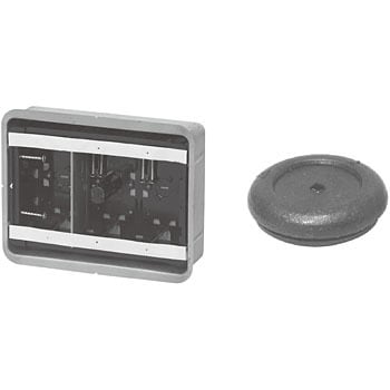 鋼製カバー付スライドボックス(省令準耐火対応キット)( センター磁石付 