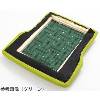 エコノチェア ウッディ 抗ウィルスコーティング ダークフレーム オレンジ オフィス・ラボ