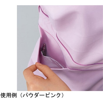 作業服 メディカルウェア ベルデクセル チュニック VEM406上 オパールグリーン Mサイズ ミドリ安全
